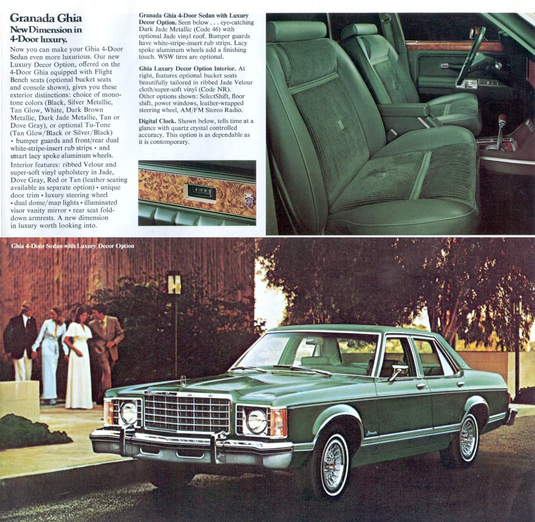1976 Ford Granada Brochure Page 6